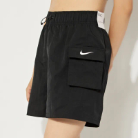 【NIKE 耐吉】AS W NSW ESSNTL WVN HR Short 女款 黑色 高腰 梭織 短褲 DM6248-010