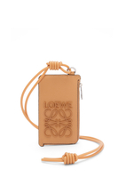 LOEWE卡夾 Coin cardholder in diamond calfskin with a strap