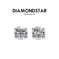 Diamond Earrings 8k 10k 14k 18k White Gold Lab Diamond Earring for women 1 carat 2carat VVS Lab Grown Diamond studs earrings