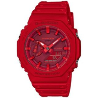 【CASIO 卡西歐】G-SHOCK 八角農家橡樹雙顯手錶(GA-2100-4A)