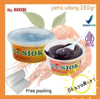Petis udang ny Siok / petis udang nyonya / petis udang surabaya 250g