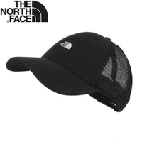 【The North Face Box Logo Trucker棒球帽《黑》】 3FKX/鴨舌帽/休閒帽/防曬帽