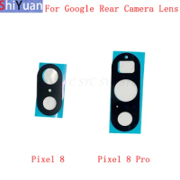 2Pcs Back Rear Camera Lens Glass For Google Pixel 8 Pro Camera Glass Lens Replacement Repair Parts