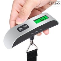 CPMAX T型迷你電子行李秤 便攜式手提秤 50KG 發光數字顯示 快遞秤 包裹秤 行李秤 吊鈎秤 便攜秤【H341】