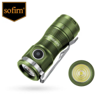 Sofirn SC13 SST40 LED 1300lm Mini Tactical 18350 Flashlight 6000K Keychain Emergency Torch
