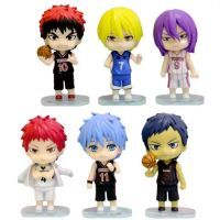 Kuroko no Basuke Chibi Action Figure Kuroko Aomine Kagami Akashi Kisei Murasakibara