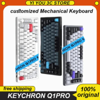 Keychron Q1pro Mechanical Keyboard Aluminium Dual-Mode Wired Bluetooth Rgb Hot Swappable Customized Pc Gaming Keyboard Mac Win