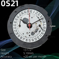 New Genuine Miyota 0S21 Watch Movement Citizen OS21 Original Quartz Mouvement Automatic Movement Watch Parts