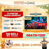 NEW GOOGLE TV COOCAA 43 inch - Google TV - 4K QLED+ - Flicker Free/Eye Care/Low Blue Light - Netflix