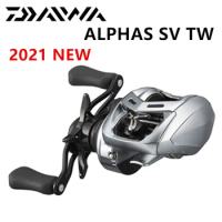 New Original Daiwa Alphas SV TW Low Profile Baitcasting Fishing Reel 800H 800XH 800S-H 800S-XH Shallow Spool Right Left Hand