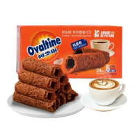 ￼[ถูกสุด] Ovaltine Egg Roll โอวัลตินทองม้วน ขนาด 108g ขนมนำเข้าจากต่างประเทศ