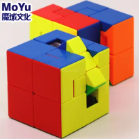 [ECube] MoYu MeiLong Magic Cubes 3x3x3 Puppet Stickerless Cubing Classroom Puzzle 3x3 Puppet 1 2 Professional Educational Toy