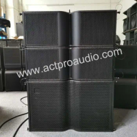 PA audio KR 210 double 10 inch double 15 inch subwoofer KR215 outdoors indoor active passive line array loudspeaker sund system