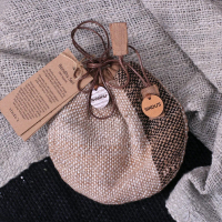 Tas serut pouch tenun tumanggal / pouch etnik Kain