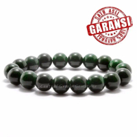 GELANG BATU LUMUT HIJAU GARUT ORIGINAL NATURAL