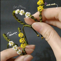 Gelang Tangan Flower Gelang Tali Anak Dan Dewasa Tali Simpul Tahan Air Aman Pakai Mandi Dan Berenang