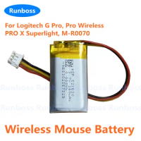240mAh Wireless Mouse Battery 533-000151,AHB521630PJT-04 for Logitech G Pro GPro, Pro Wireless, PRO X Superlight,M-R0070