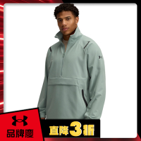【UNDER ARMOUR】UA 男 Unstoppable 半開襟長袖上衣_1387891-348