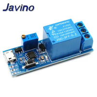 Smart Electronics 5V-30V Micro USB Power Adjustable Delay Relay Timer Control Module Trigger Delay Switch