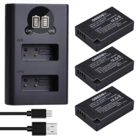LP E17 LP-E17 Battery + LPE17 Charger with Type-c for Canon Eos 750D, Eos 760D, EOS 77D, EOS 200D, EOS 800D, EOS M3 M6 EOS M5