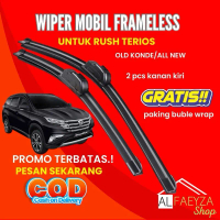 Alfaeyza Shop Wiper Karet Kaca Mobil Frameless Rush Terios Sepasang 2 Pcs Kanan Kiri Aksesoris Mobil