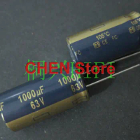 10PCS matsushita capacitor FC 63V1000UF 16x31.5MM ultra low internal resistance Electrolytic Capacitor ce fc 1000uf 63v Gold