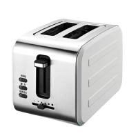 L Toaster Stainless Steel Breakfast Toaster Small Automatic 2 Pieces Toasted Bread Smart Oven toaster 4 slice toaster