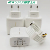 For OPPO 65W Supervooc2.0 Fast Charger Adapter 6.5A Type C Cable For OPPO Reno Ace Ace2 Reno 4 Reno 5 Reno 6 Pro+ 5G SE K9
