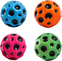 Tendry Moon Ball Extreme High Bouncing Ball Moon Shape Improve Hand-Eye Coordination Easy to Grip an