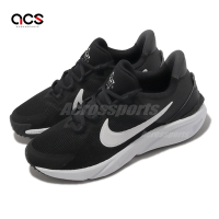 Nike 慢跑鞋 Star Runner 4 NN GS 大童 女鞋 黑 白 路跑 運動鞋 DX7615-001