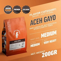 Aceh Gayo Arabica Grade 1 Biji Kopi Roasted Beans 200GR Biji Kopi