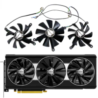 NEW 85MM 95MM 4PIN CF1010U12S RX 5700 XT Thicc III GPU Fan，For XFX RX 5600 XT 5700 XT 5700 THICC III Graphics card cooling fan