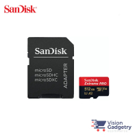 SanDisk Extreme Pro Micro SD Memory Card A2 Class 10 with Adapter (512GB/200MB/s)