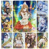 Bronzing 5M03 SSR Goddess Story Hutao cartoon Anime characters collection Game cards Christmas Birthday gifts Children's toys