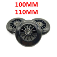 Free shipping scooter wheels 90mm 100 mm 110 mm 3 pcs / lot including bearing