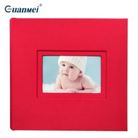 布封面影集禮品明信片收納冊6寸4r插袋紙芯相簿布面相簿