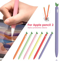 For Apple Pencil 2 1st 2nd Case Pencil case Tablet Touch Stylus Pen Protective Cover Portable Soft TPU Case for ipad pro pencil2