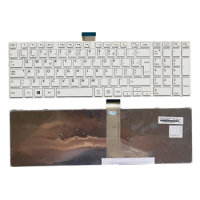 New French White Laptop Keyboard for THOSHIBA L50-A C50D S50 L50DA L70-B