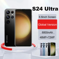 S24 Ultra Smartphone Android 5G Original Mobile Phones Screen 16G+1T Dual STM Cellphones 6800mAh Face Unlock Mobile Phones