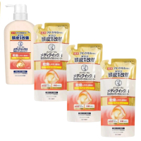 樂敦 曼秀雷敦 頭皮濕疹洗頭水 滋潤型 樽裝 320ml (1支) +補充裝 280ml  (3包)  