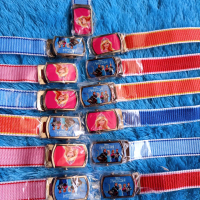 ikat pinggang anak kanvas model gesper roll