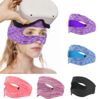 VR Accessories Eye Mask Cover Breathable Sweat Band Padding VR Mask For Oculus Quest 3 2 Pro PS VR2 Apple Vision Pro Pico 4
