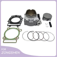 82mm Big Bore Cylinder Kit Air Cylinder Block Piston Ring Gasket Set For ZONGSHEN NC300S Double Camshaft ZS182MN Engine Parts