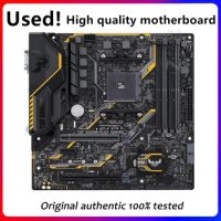 For ASUS TUF B350M-PLUS GAMING Motherboard Socket AM4 DDR4 For AMD B350M B350 Original Desktop Mainboard Used Mainboard