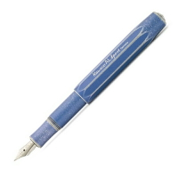 預購商品 德國 KAWECO AL Sport Stonewashed 系列鋼筆 0.7mm 藍色 F尖  4250278608439 /支