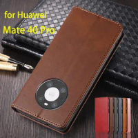 Magnetic Attraction Cover Leather Case for Huawei Mate 40 Pro /Mate40 Pro Flip Case Card Holder Holster Wallet Case Fundas Coque