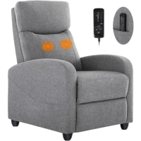 Adult Lounge Chair, Massage Fabric Small Lounge Chair With Waist Support, Family Seat,adjustable Modern Lounge Chair (dark Gray)