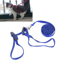 New Stylish Fashion Strap Leash Kitten Rope Safety Cord Pet Traction Training Cat Rope Adjustable Ca