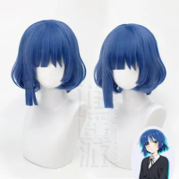 Anime Bocchi The Rock Yamada Ryo Cosplay Wig Blue Cosplay Anime Cosplay Wigs Synthetic