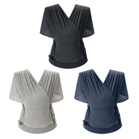 【贈紗布巾單入】韓國 Pognae Step One Air 抗UV包覆式新生兒揹巾(3色可選)